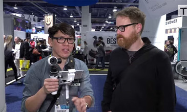 CES 2015: DJI Inspire 1 Mount  Handheld Gimbal Camera