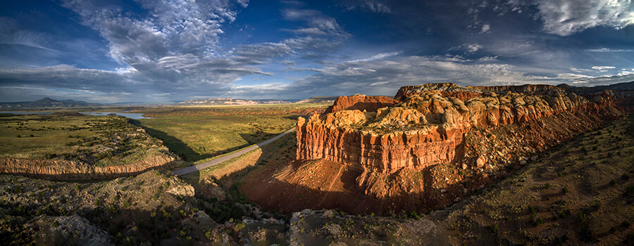 Stunning sunrise over Red Rock